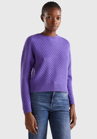 UNITED COLORS OF BENETTON Sweater in Purple: front