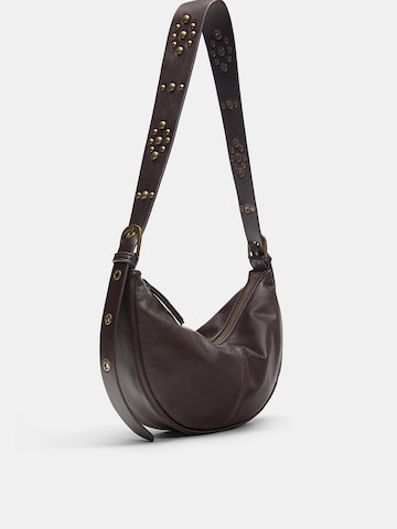 Pull&Bear Torba za čez ramo | rjava barva