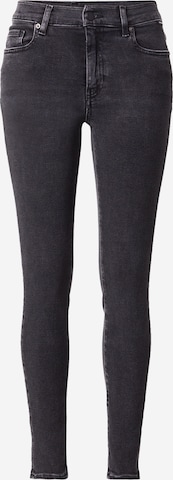 juoda ARMEDANGELS Siauras Džinsai 'TILLAA': priekis