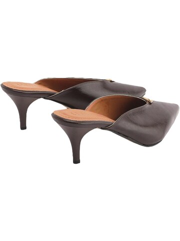 Mule 'Gia' Limoya en marron
