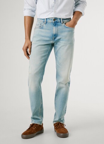 Effilé Jean Pepe Jeans en bleu : devant