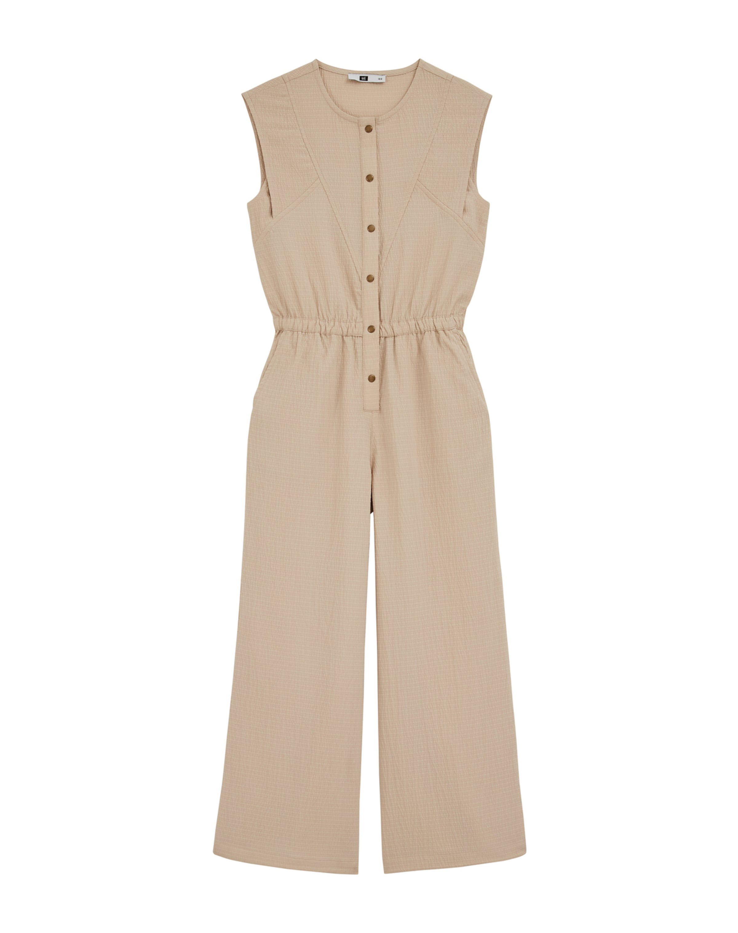 WE Fashion - Mono en beige: frente