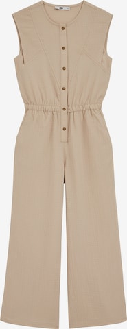 WE Fashion Overall värissä beige: etupuoli