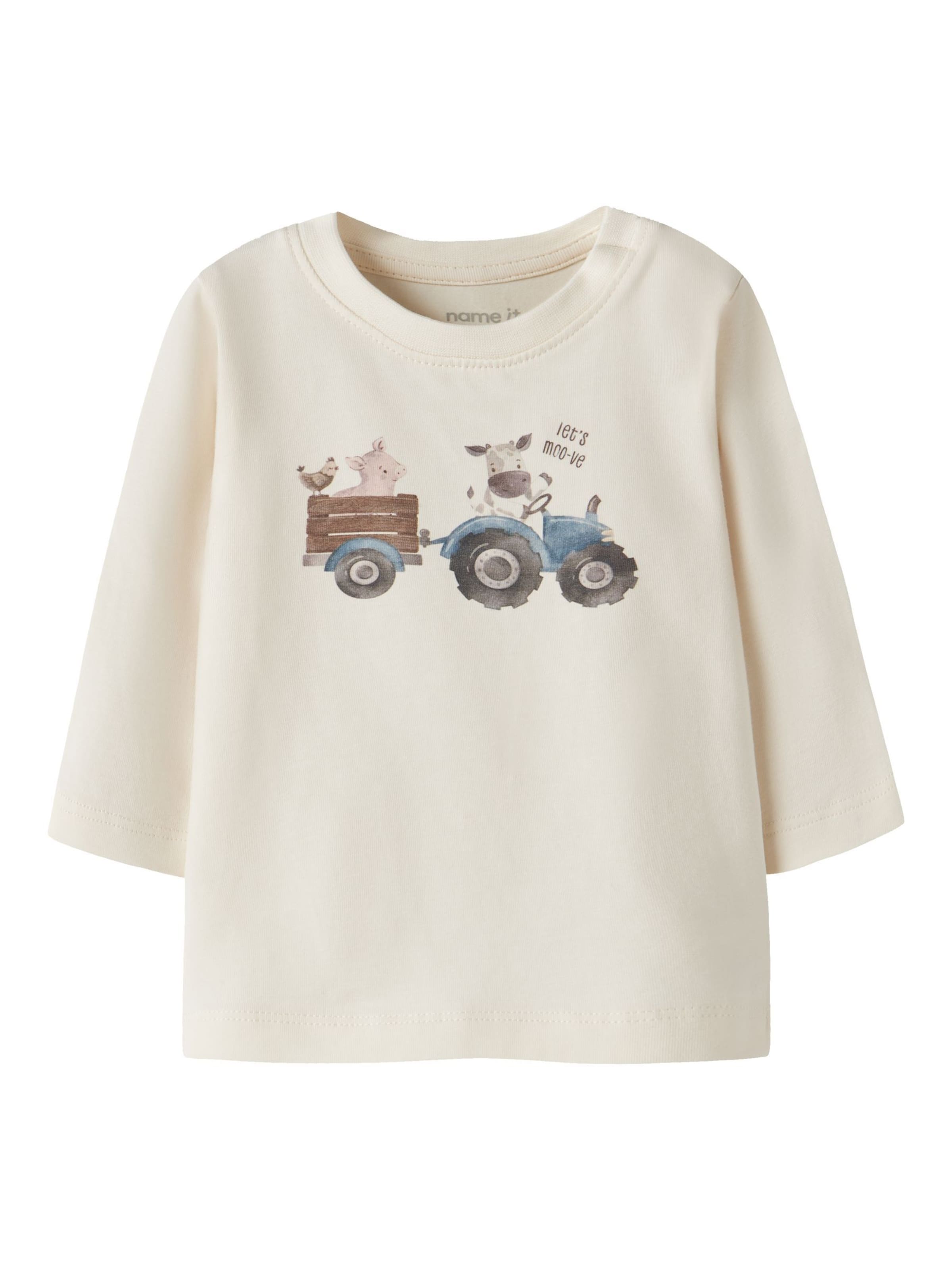 NAME IT Shirt 'NBMLAURIDS' in White: front