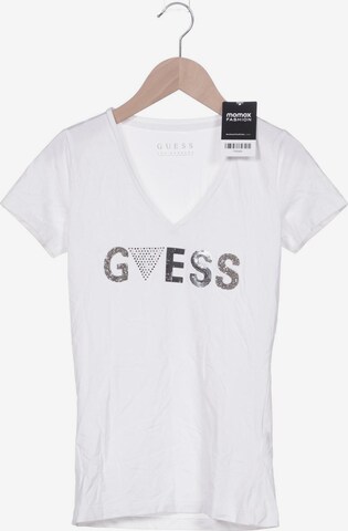GUESS T-Shirt XS in Weiß: predná strana