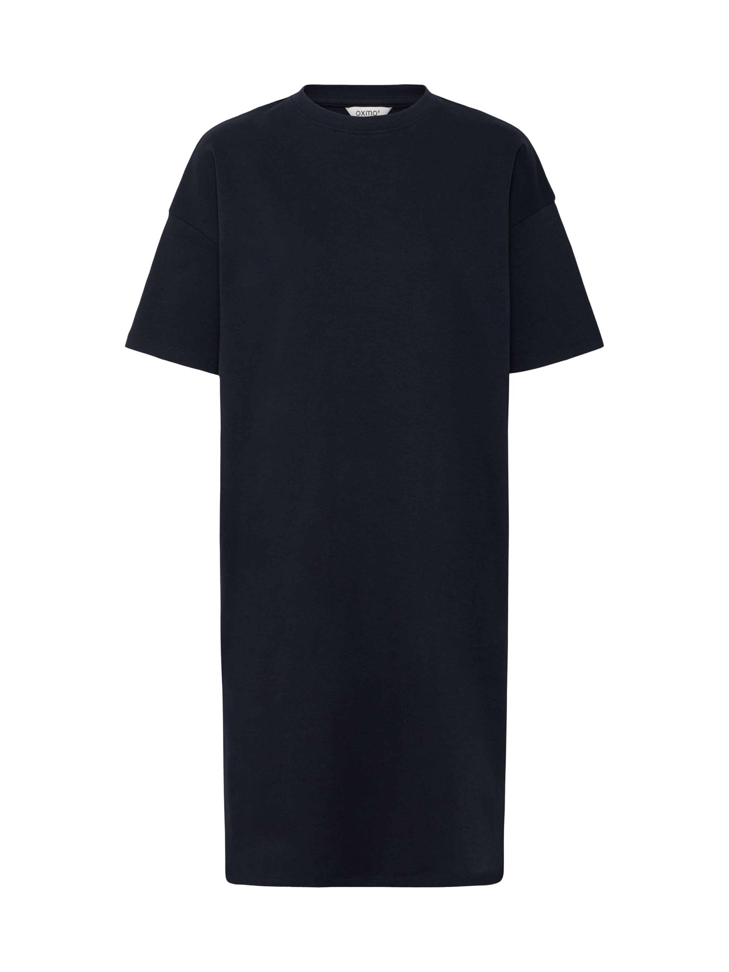 Oxmo T-Shirt-Kleid ' OXNSandy ' in Schwarz: Vorderseite