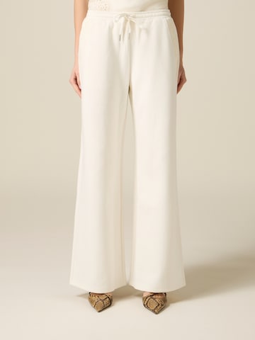 oltre Loosefit Broek in Wit