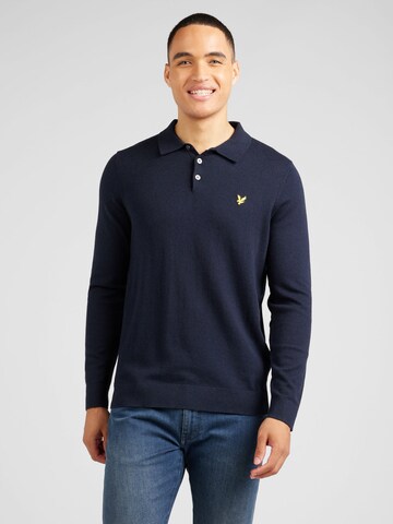 Lyle & Scott Sweater in Blue: front