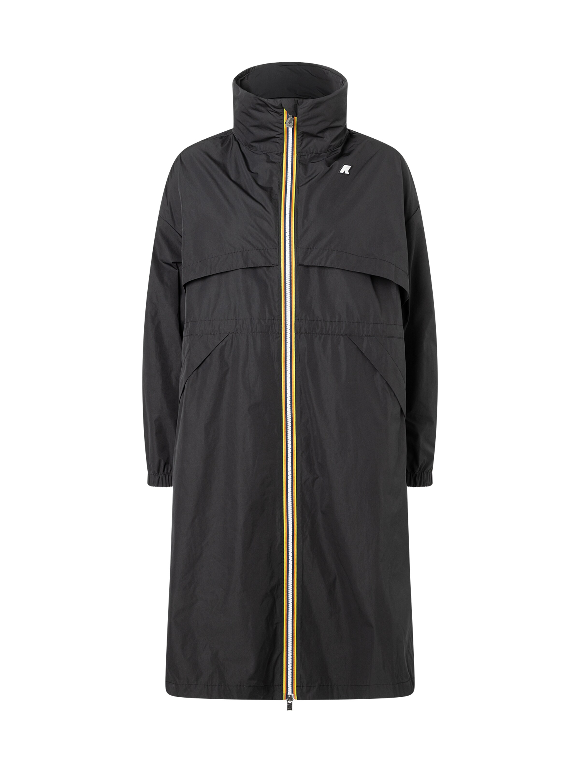 Veste fonctionnelle 'AUBE' K-Way en noir : devant