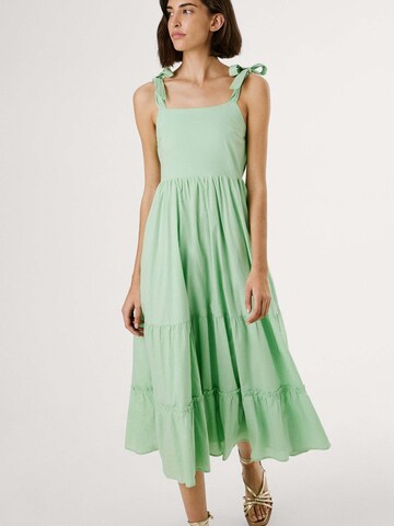 Pepe Jeans Zomerjurk 'Larieta' in Groen: voorkant
