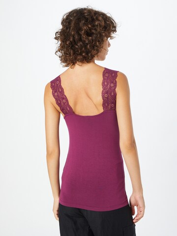 PIECES Top 'Barbera' in Purple