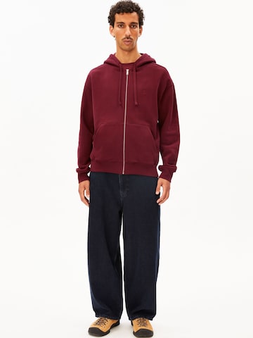 ARMEDANGELS Sweat jacket in Red