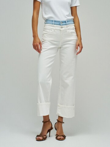 Salsa Jeans Skinny Jeans in Wit: voorkant