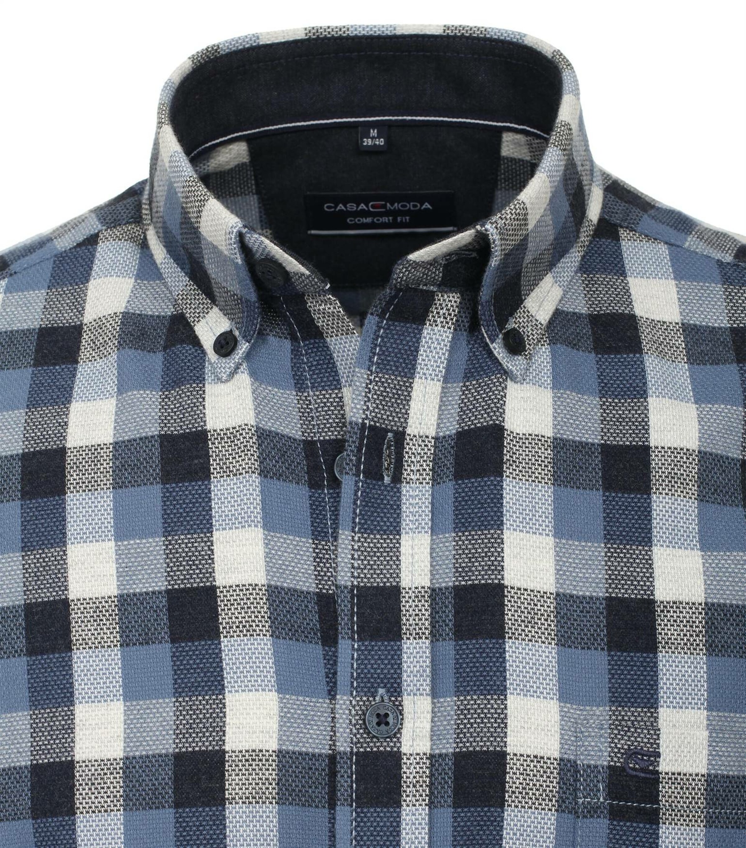 CASAMODA Comfort Fit Hemd in Blau