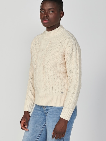 KOROSHI Sweater in White: front