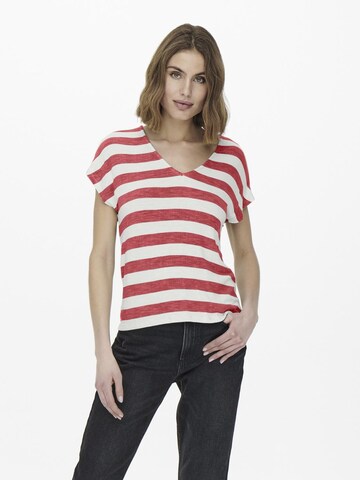 ONLY - Camiseta 'LIRA' en rosa: frente