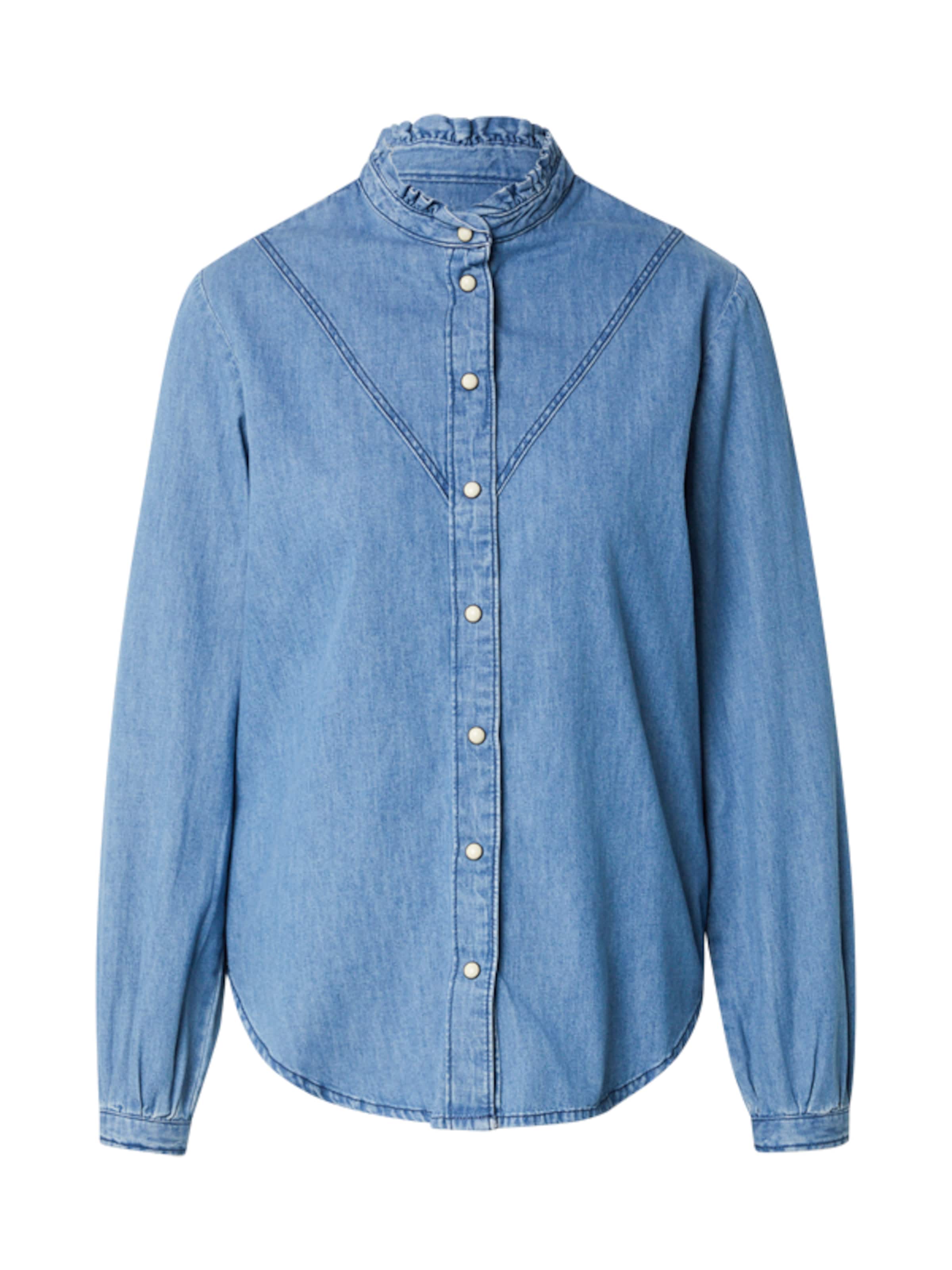 Pepe Jeans Pluus, värv sinine: eest vaates