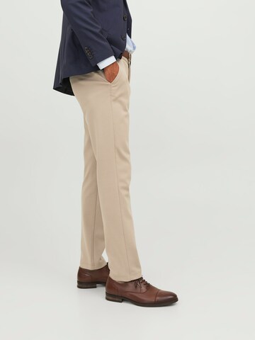 JACK & JONES Slim fit Chino Pants 'Winston ' in Beige