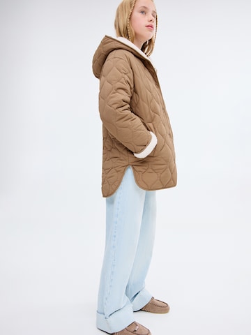 MANGO KIDS Kurtka zimowa 'Julieta' w kolorze brązowy