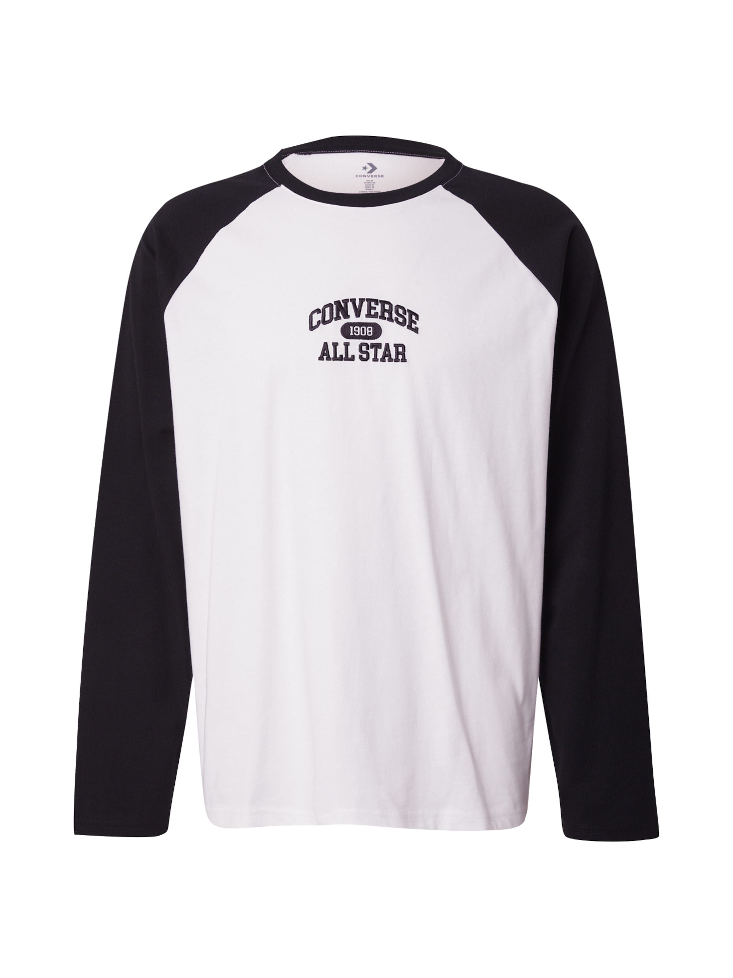 CONVERSE Shirt in Schwarz: Vorderseite