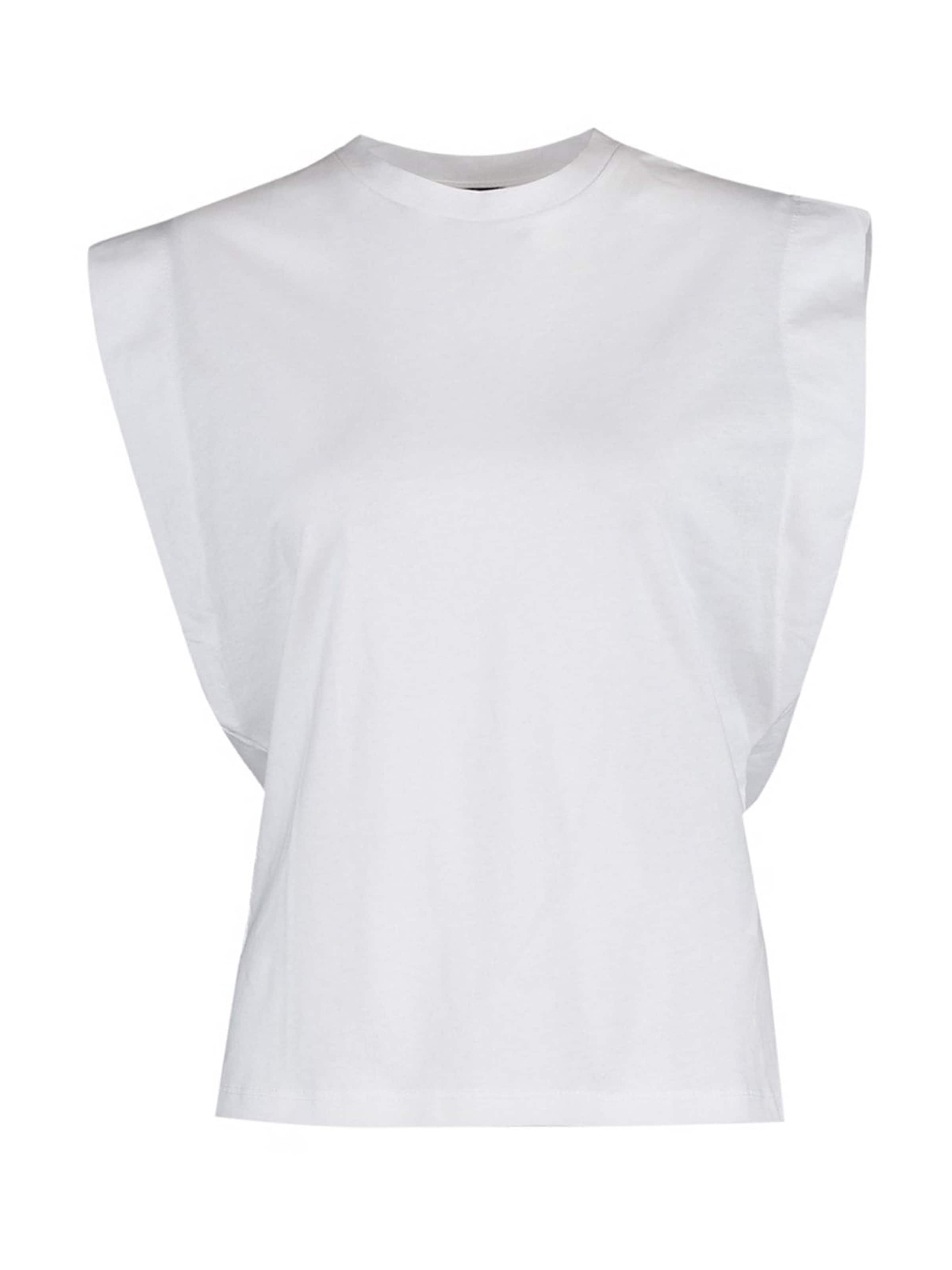T-shirt Trendyol en blanc : devant