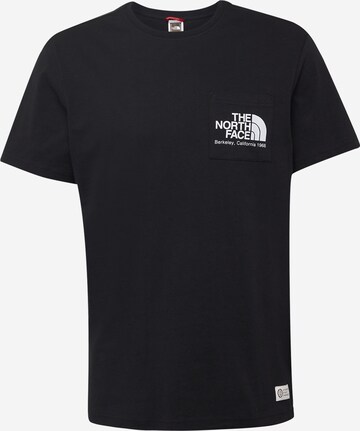 THE NORTH FACE - Camiseta 'Berkeley California' en negro: frente