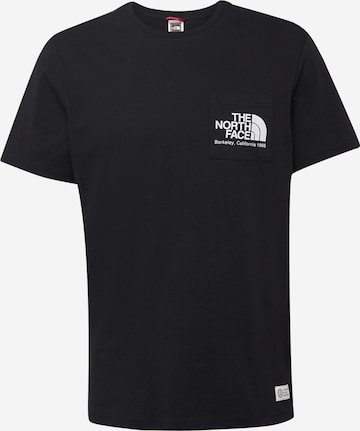 THE NORTH FACE Shirt 'Berkeley California' in Zwart: voorkant
