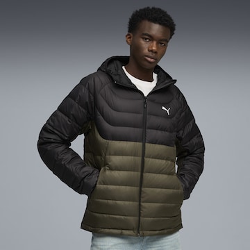 PUMA Winterjas 'Packlite' in Zwart: voorkant