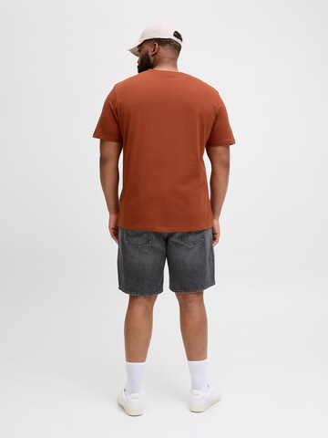 Jack & Jones Plus Shirt 'JORCANGGU' in Brown