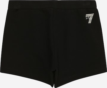 EA7 Emporio Armani Regular Shorts in Schwarz