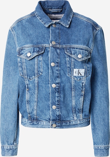 Demisezoninė striukė iš Calvin Klein Jeans, spalva – tamsiai (džinso) mėlyna, Prekių apžvalga