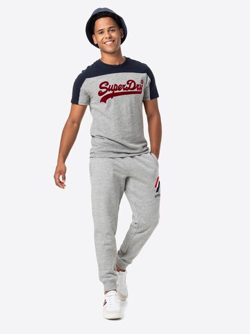 Superdry Tapered Pants 'Code' in Grey