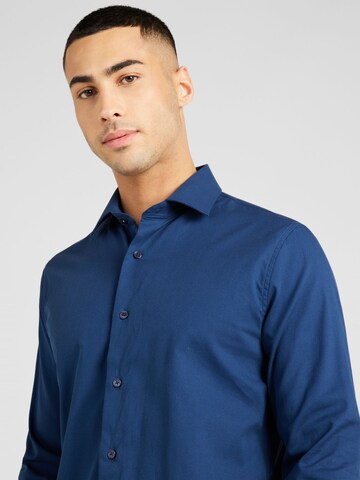 Matinique Regular fit Button Up Shirt 'Trostol' in Blue