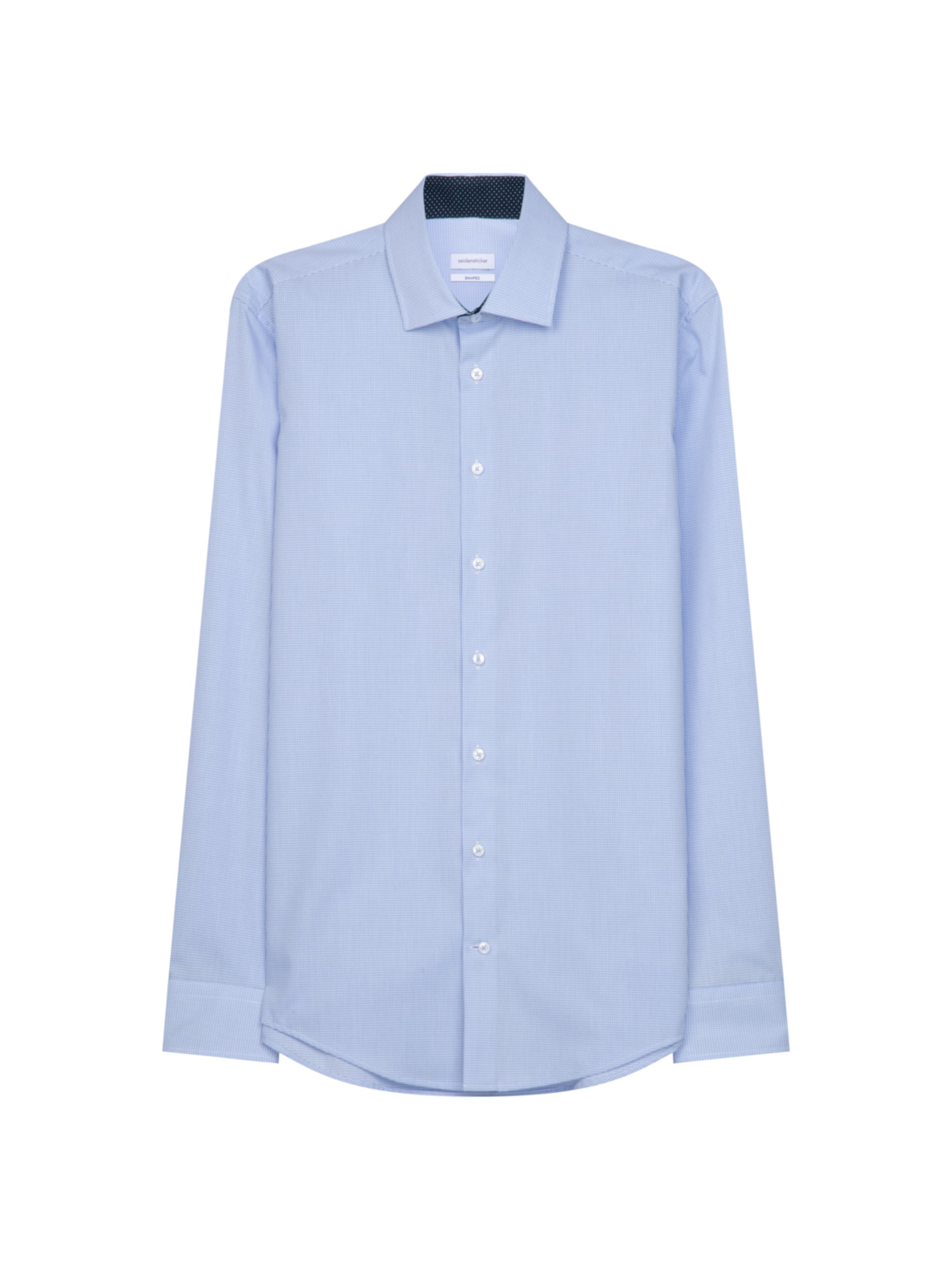 Coupe slim Chemise business SEIDENSTICKER en bleu : devant