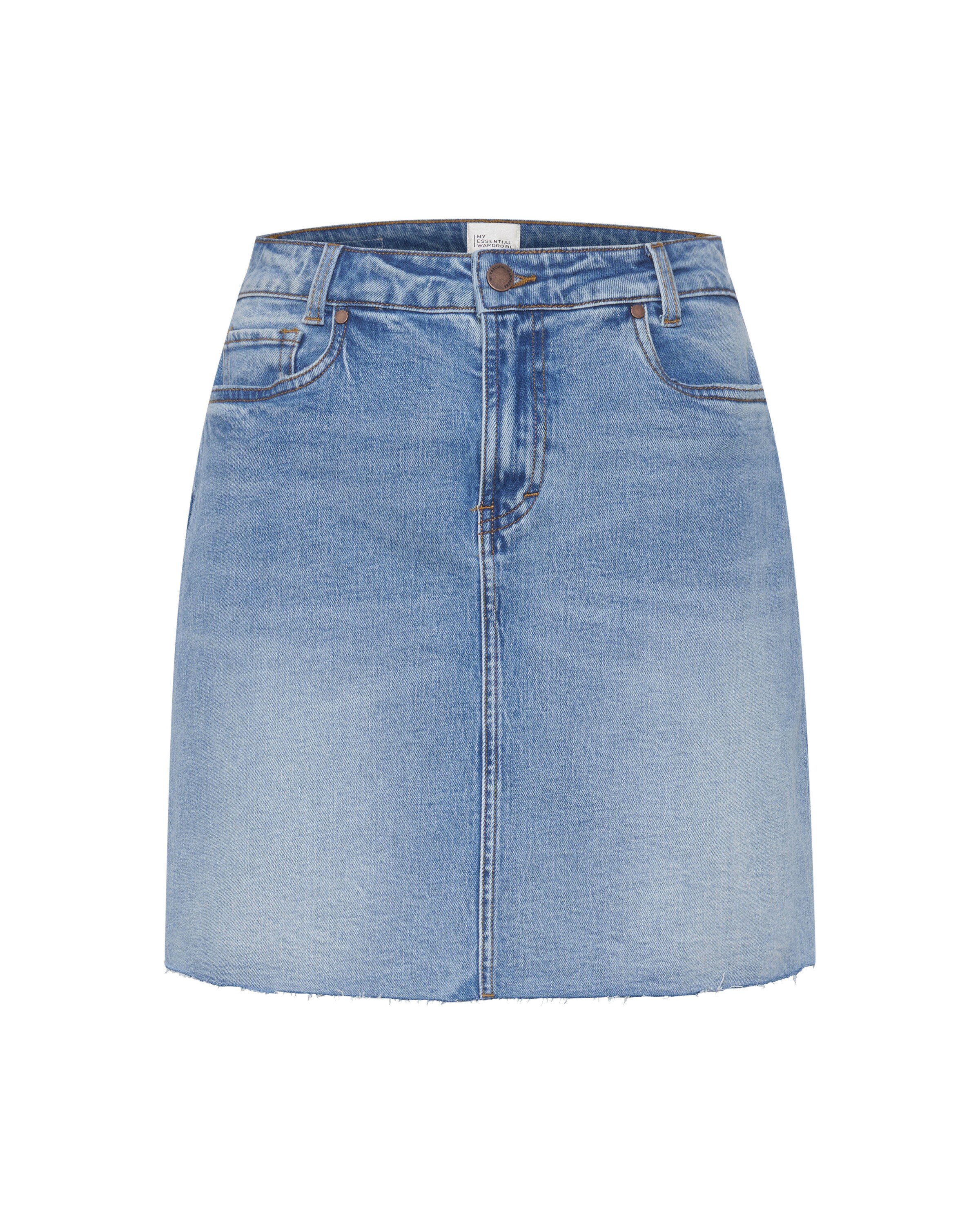 Jupe 'Dango' My Essential Wardrobe en bleu : devant