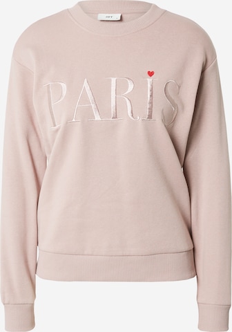 JDY Sweatshirt 'PARIS' i pink: forside