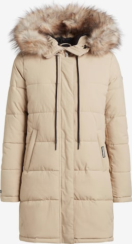 Manteau d’hiver khujo en beige : devant