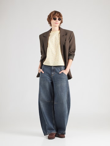 Chemisier 'VMTRINE' VERO MODA en jaune