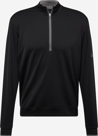 ADIDAS GOLF Sportska sweater majica u svijetlosiva / crna, Pregled proizvoda