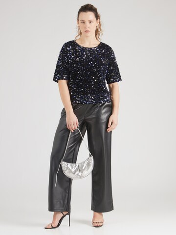 PIECES Curve Blouse 'PCKAM' in Zwart