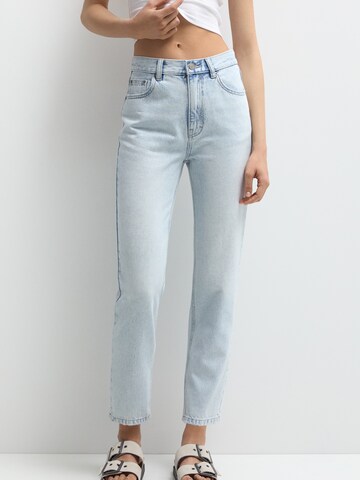 Pull&Bear Loosefit Jeans in Blau: predná strana