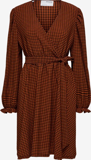 SELECTED FEMME Vestido 'BIBI' en marrón rojizo / negro, Vista del producto