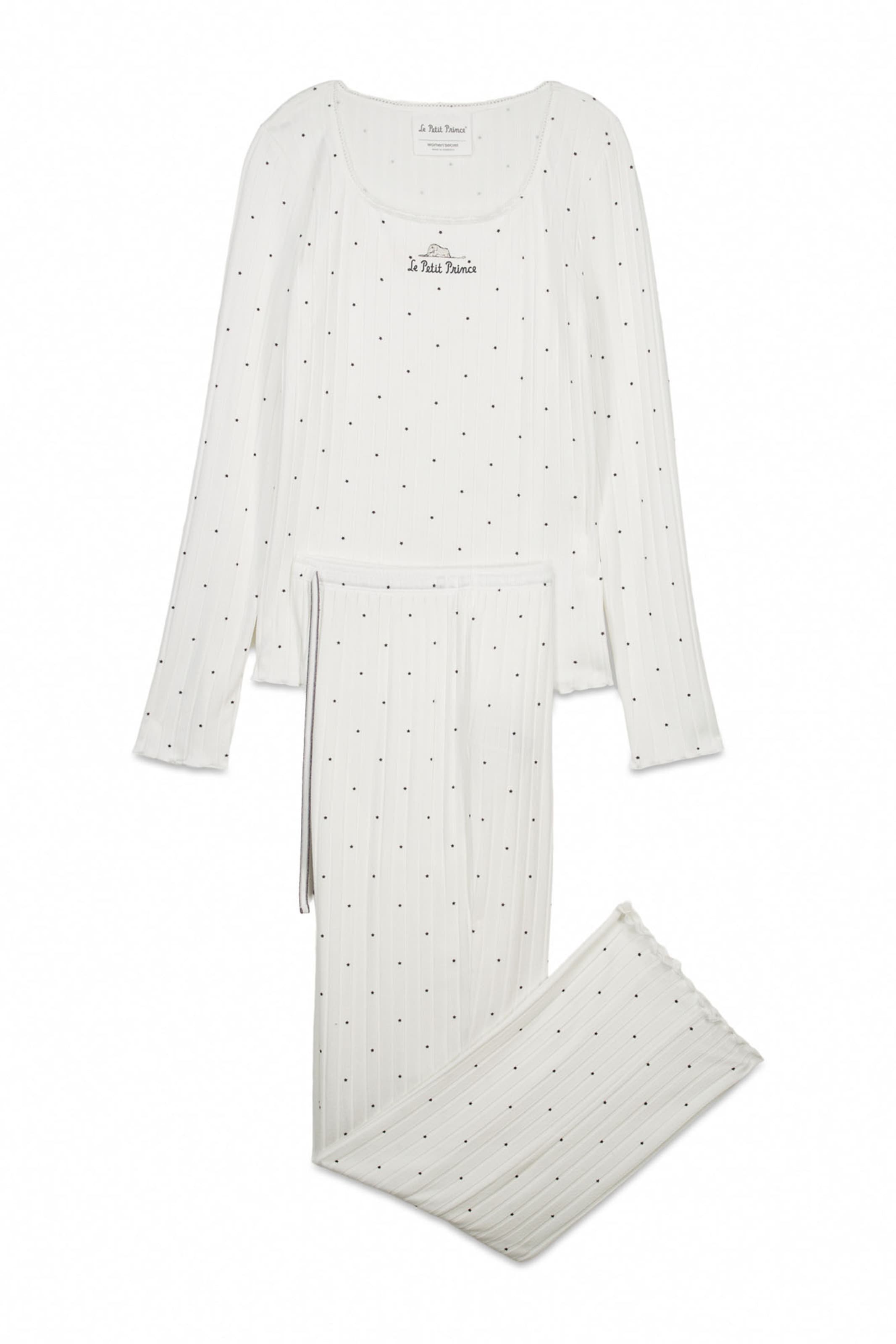 Pyjama Women' Secret en blanc : devant