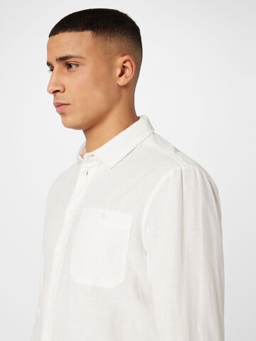 BLEND Regular Fit Skjorte i hvid