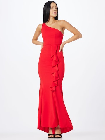 WAL G. Evening Dress 'AYDA' in Red: front