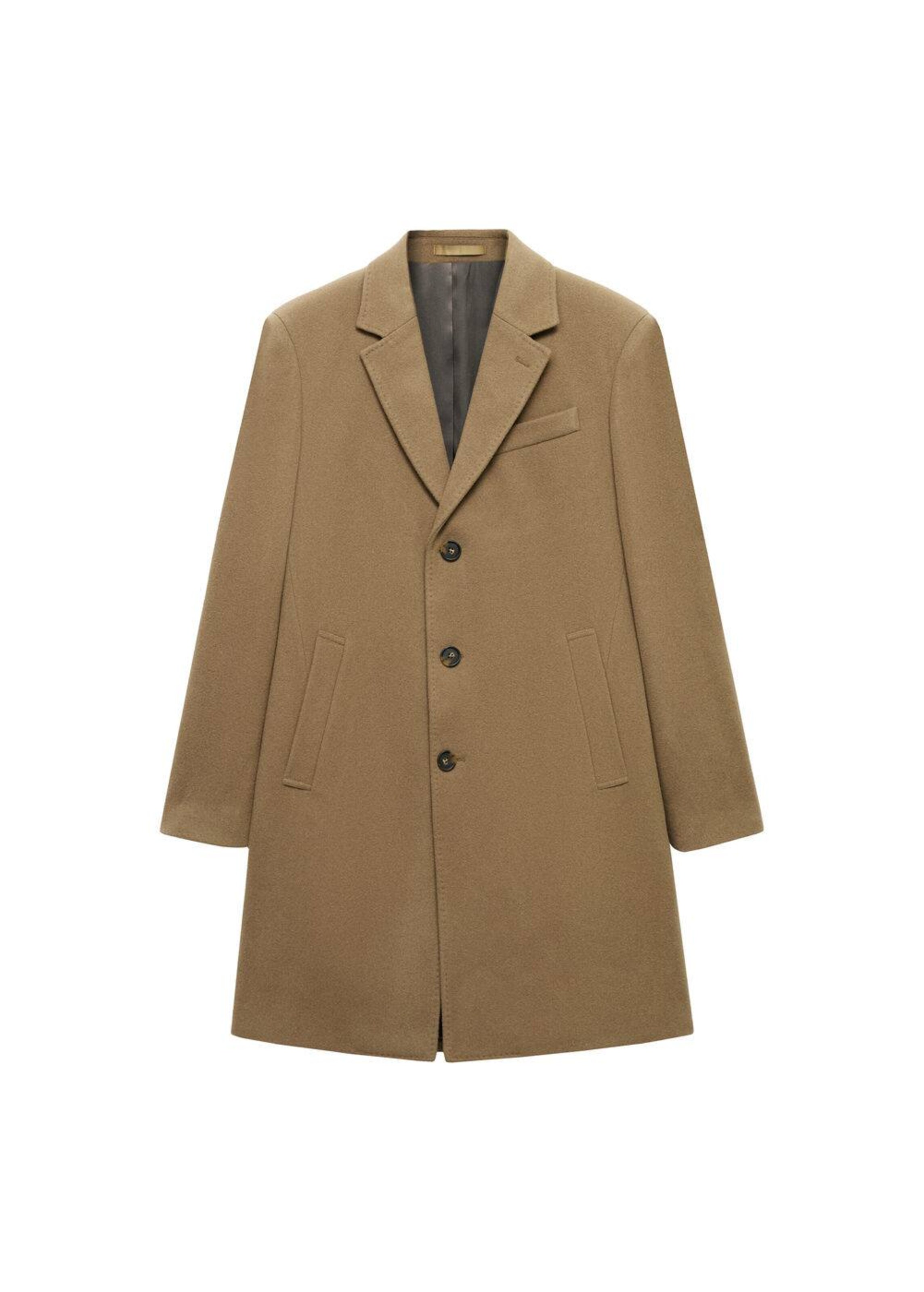 MANGO MAN Mantel 'Arizona' in Braun: Vorderseite