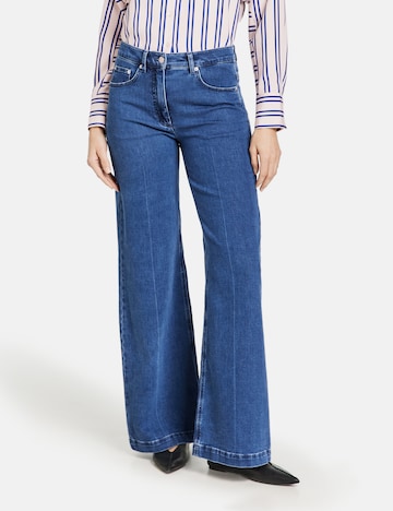 GERRY WEBER Wide leg Jeans 'MIR꞉JA' in Blue: front