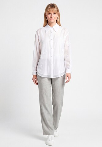 usha WHITE LABEL Blouse in White