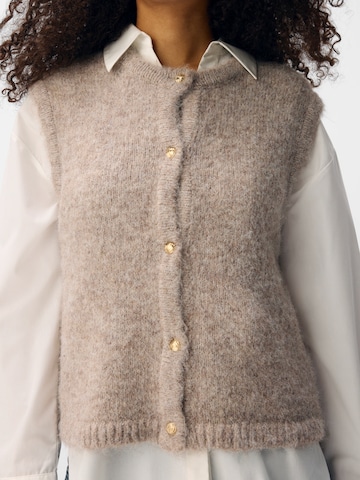 OBJECT Vest 'OBJSAGGIA' in Beige