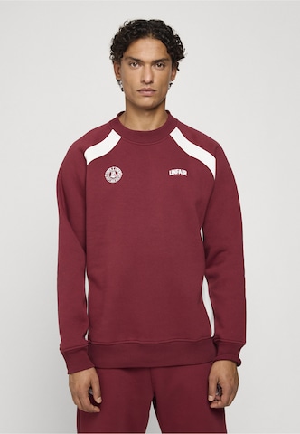 Felpa di Unfair Athletics in rosso: frontale